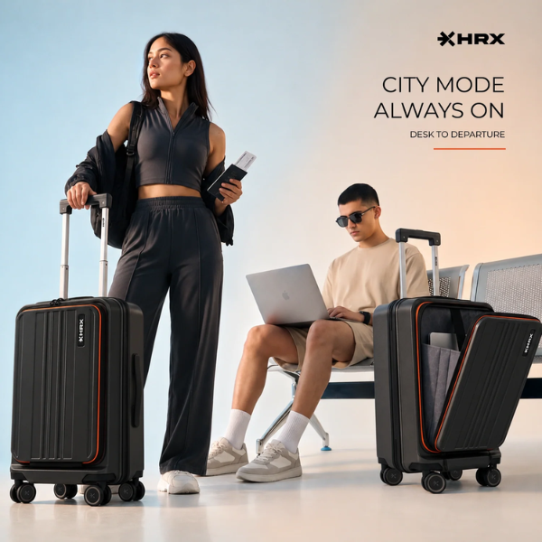 HRX Force Urban Trolley with Laptop Compartment