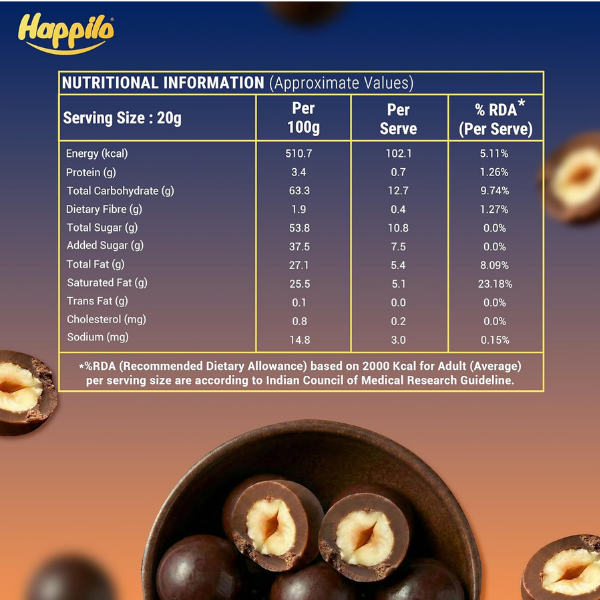 Happilo Choco Nuts Hazelnut