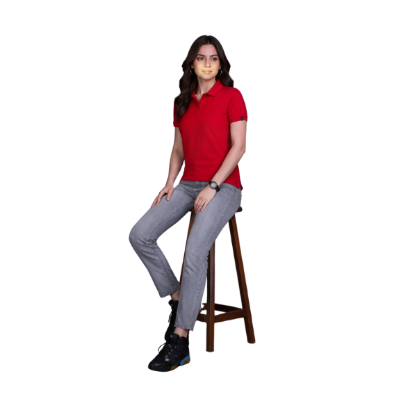 Indian Terrain Women's Polo T-Shirt