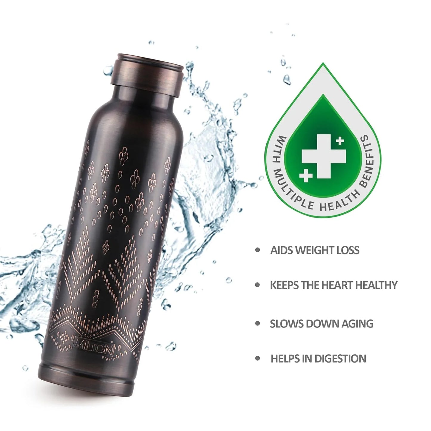 Milton Copper Swasth Design Bottle 940 ml