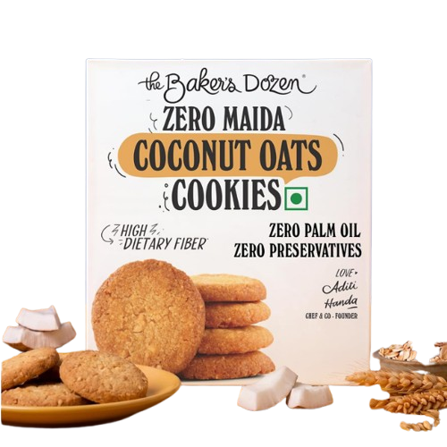 The Baker's Dozen Coconut Oats Cookies