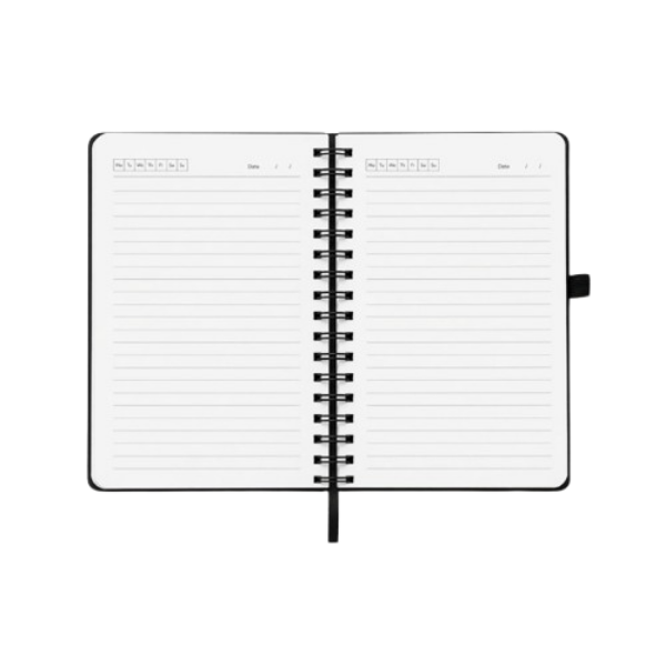 Wess Basics Fabric Spiral Diary