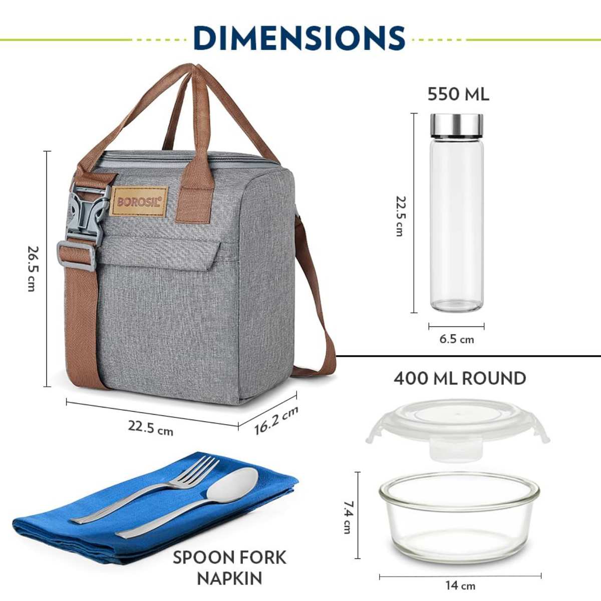 Borosil Lunch Box