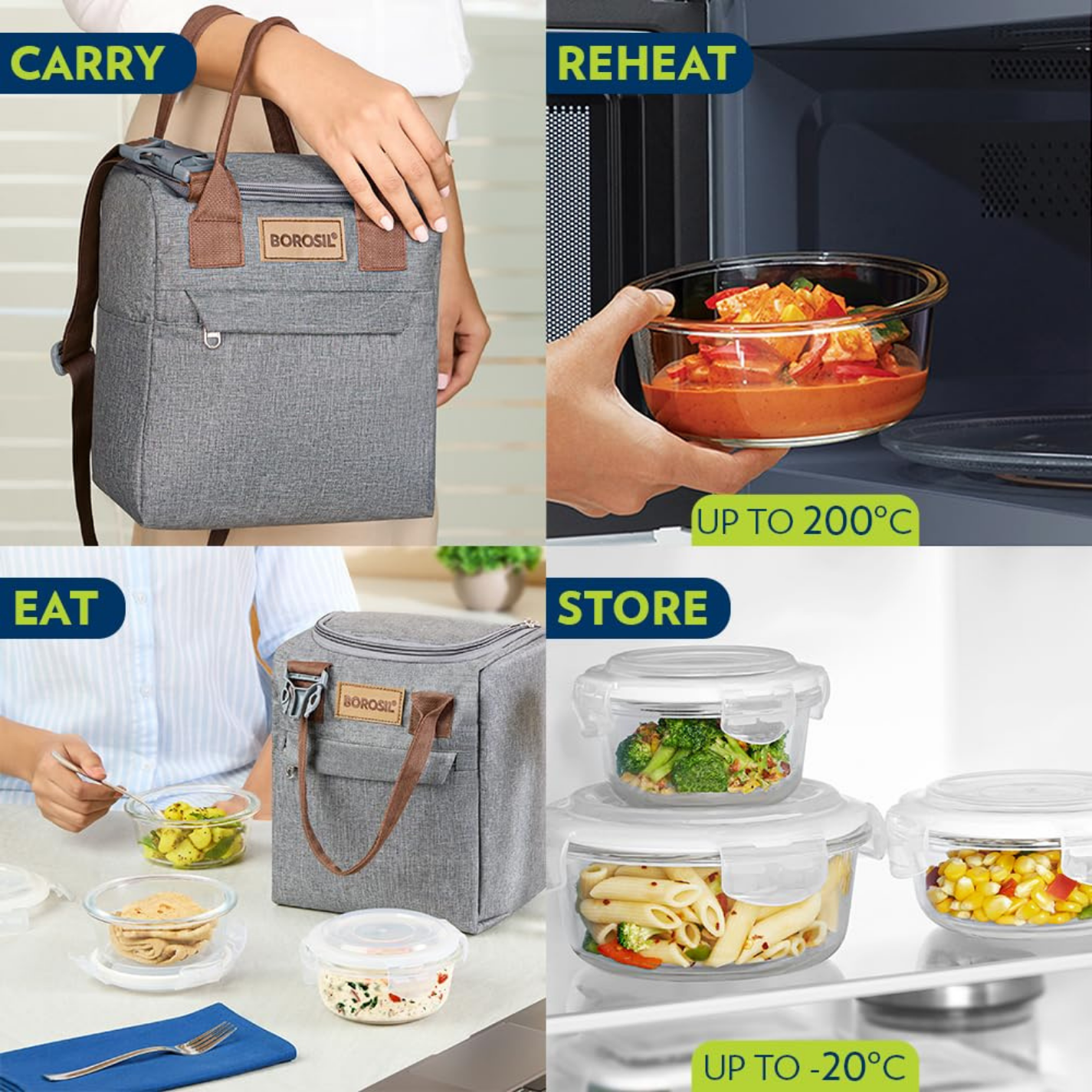 Borosil Lunch Box