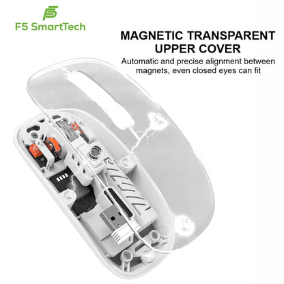 Transparent Wireless Bluetooth Mouse