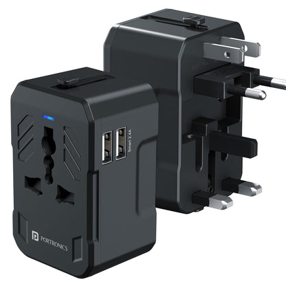 Portronics Juicemate 2 Universal Travel Adapter
