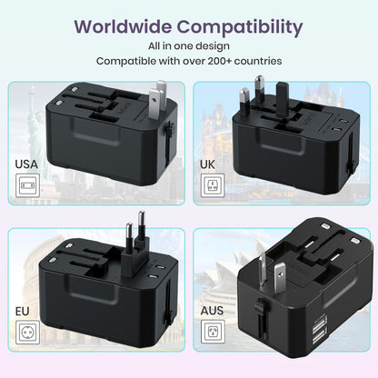 Portronics Juicemate 2 Universal Travel Adapter