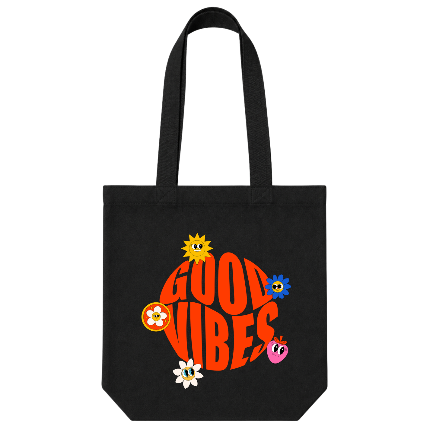 Diwali Tote Bag - Black