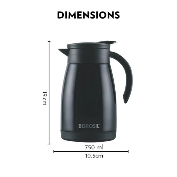 Borosil Double Wall Tea Pot