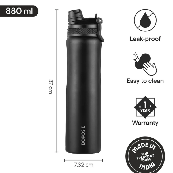 Borosil Duo 800 Flask