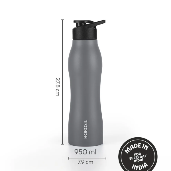 Borosil Grip Go Bottle