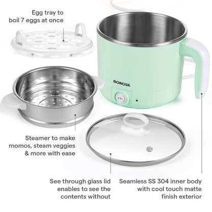 Borosil Klassic Electric Multi Kettle