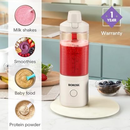 Borosil Nutrimate Portable Electric Blender