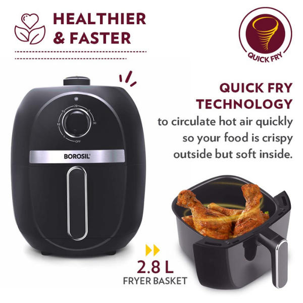 Borosil Smart Electric Air Fryer