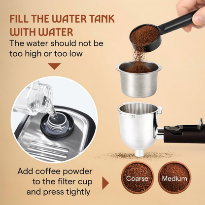 Borosil Brew Mate Espresso Coffee Maker
