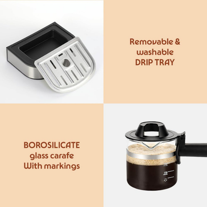 Borosil Brew Mate Espresso Coffee Maker