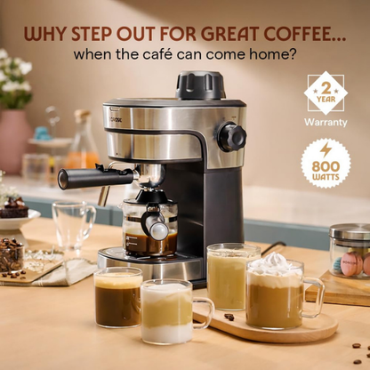 Borosil Brew Mate Espresso Coffee Maker