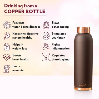 Borosil Eco Copper Bottle