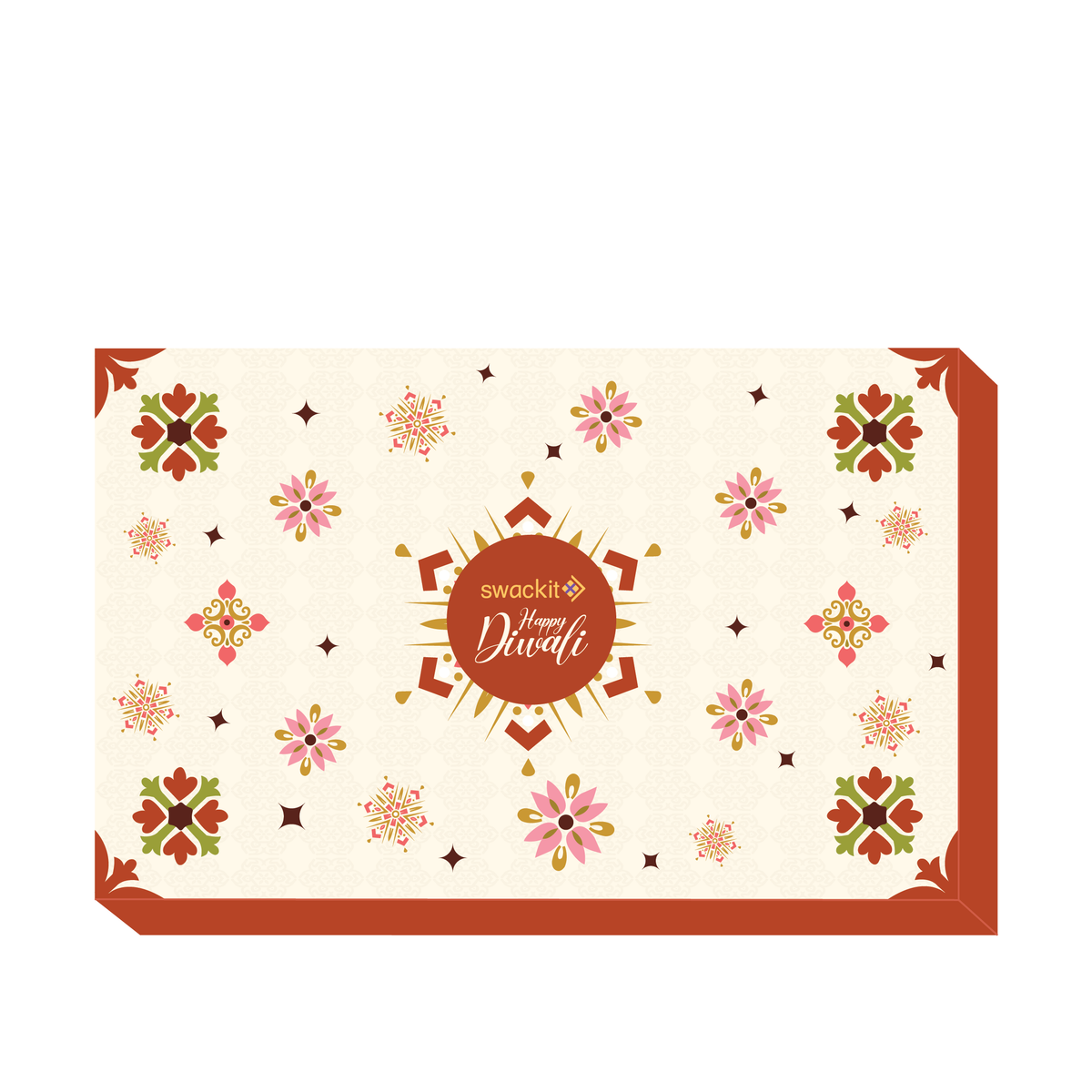 Diwali Top & Bottom Box - Medium