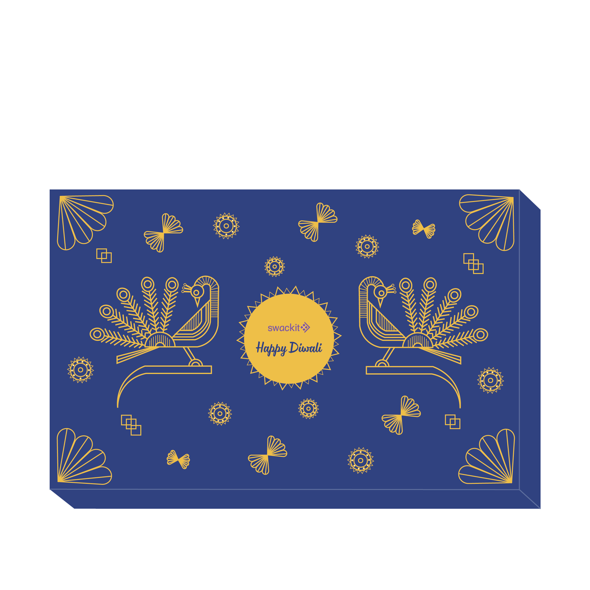 Diwali Top & Bottom Box - Medium