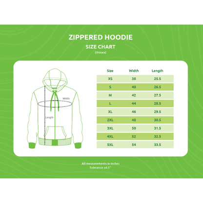 Caslay Zippered Hoodie
