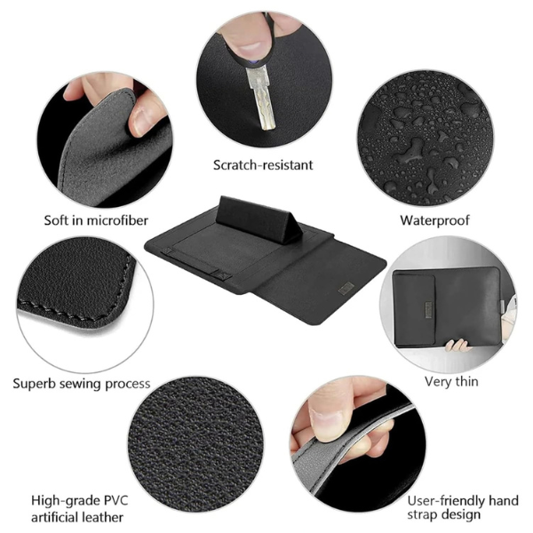 Chemistors 3 in 1 Laptop Sleeve With Stand