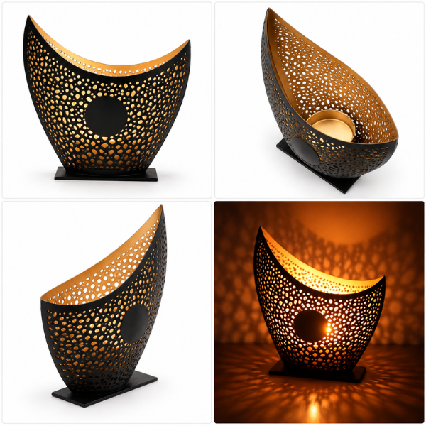 Crescent Tealight Holder