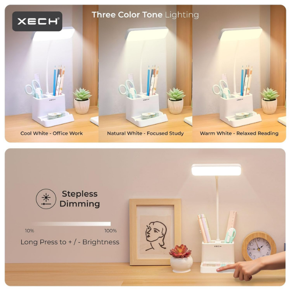 Desk Lamp + Mobile/Pen Stand