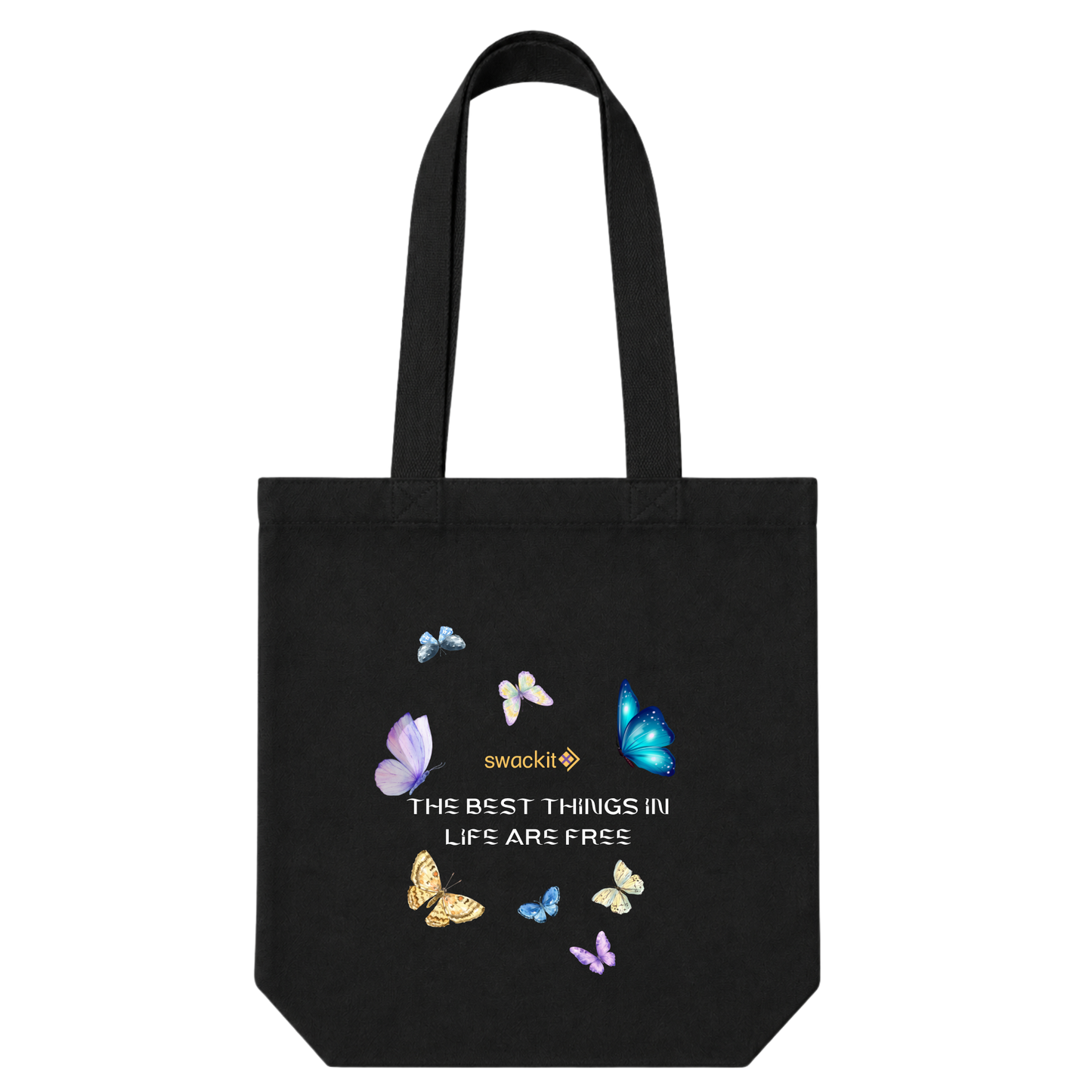 Diwali Tote Bag - Black