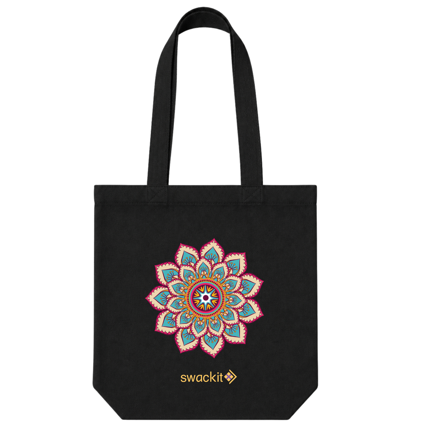 Diwali Tote Bag - Black