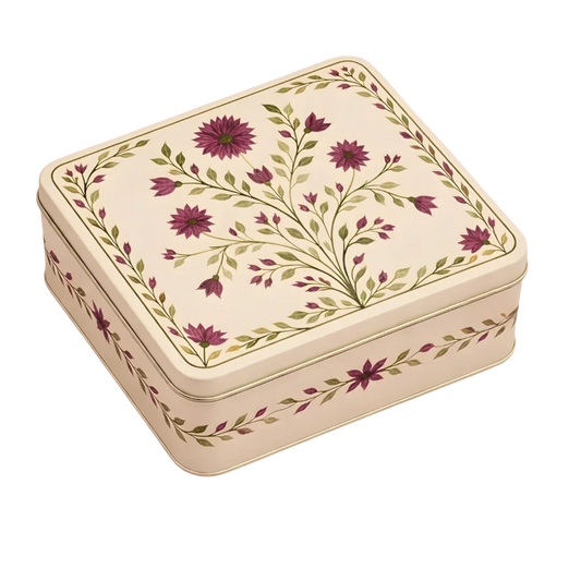 Floral Tin Box