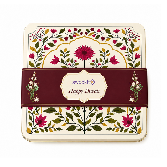 Floral Tin Box