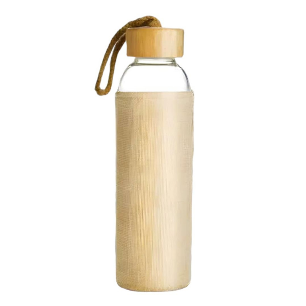 Glass Bottle with Sleeve