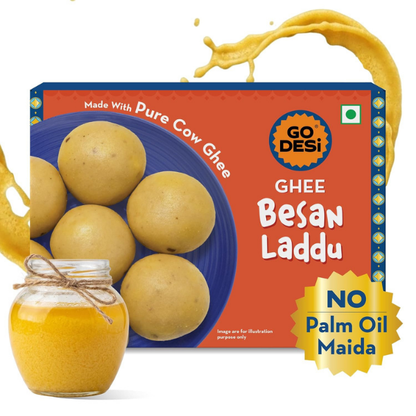 GO DESi Besan Ladoo Box