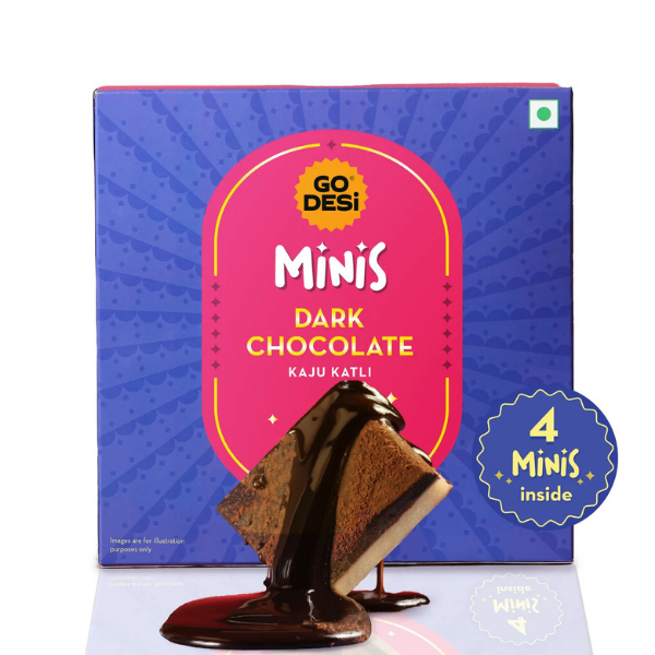 Go Desi Dark Chocolate Kaju Katli