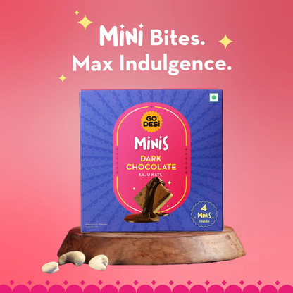 Go Desi Dark Chocolate Kaju Katli