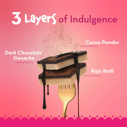 Go Desi Dark Chocolate Kaju Katli