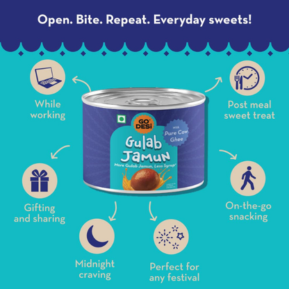 GO DESi Gulab Jamun Tin