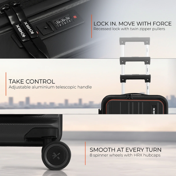 HRX Force Urban Trolley with Laptop Compartment