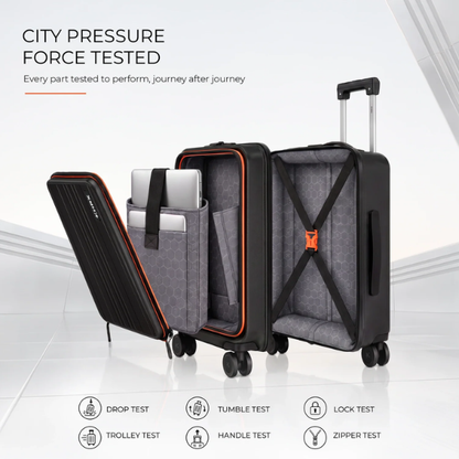 HRX Force Urban Trolley with Laptop Compartment