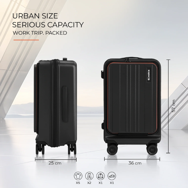 HRX Force Urban Trolley with Laptop Compartment