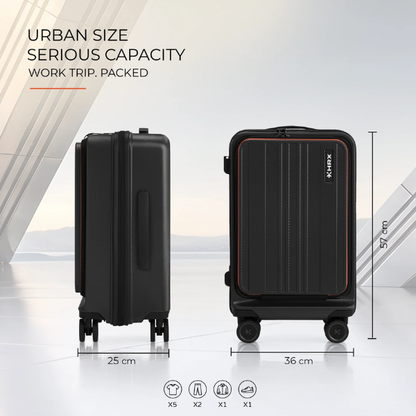 HRX Force Urban Trolley with Laptop Compartment