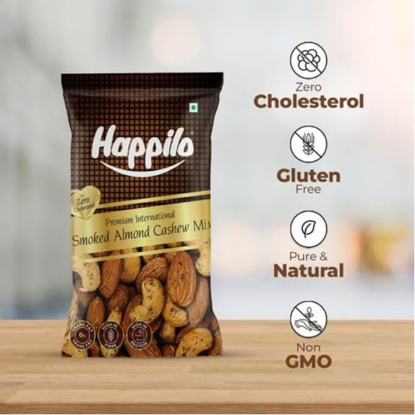 Happilo Smoked Almond Cashew