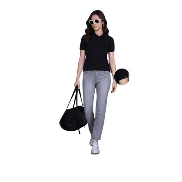 Indian Terrain Women's Polo T-Shirt