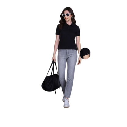 Indian Terrain Women's Polo T-Shirt