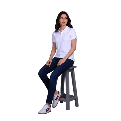 Indian Terrain Women's Polo T-Shirt