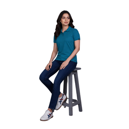 Indian Terrain Women's Polo T-Shirt