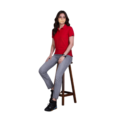 Indian Terrain Women's Polo T-Shirt
