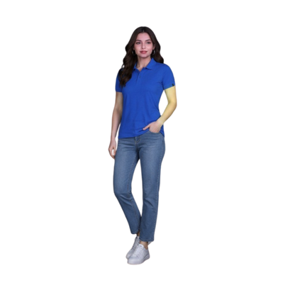 Indian Terrain Women's Polo T-Shirt