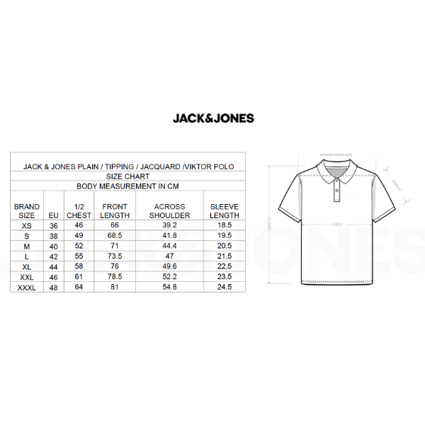 Jack & Jones Plain Polo T-Shirt